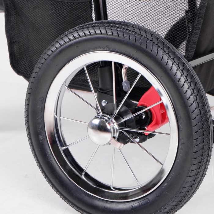 pram with air filled tyres
