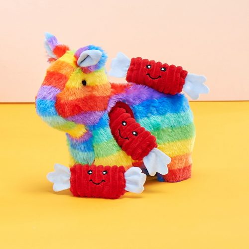 Zippy-Burrow-Rainbow-Pinata-Interactive-Dog-Toy