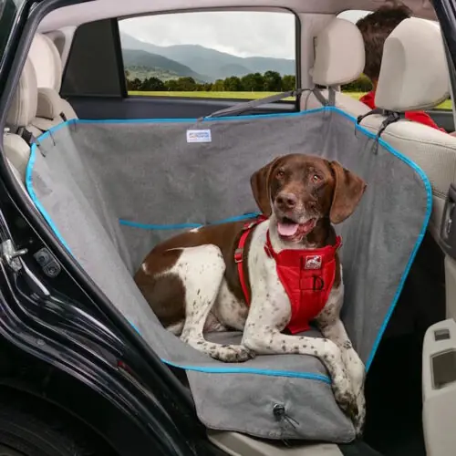 Kurgo Heather Half Dog Car Seat Hammock