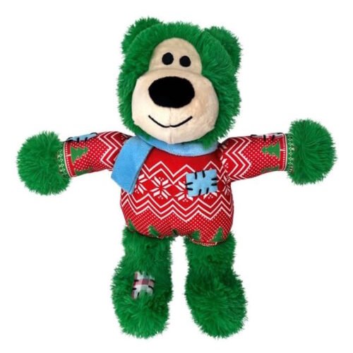 KONG Holiday Wild Knots Bear Dog Toy